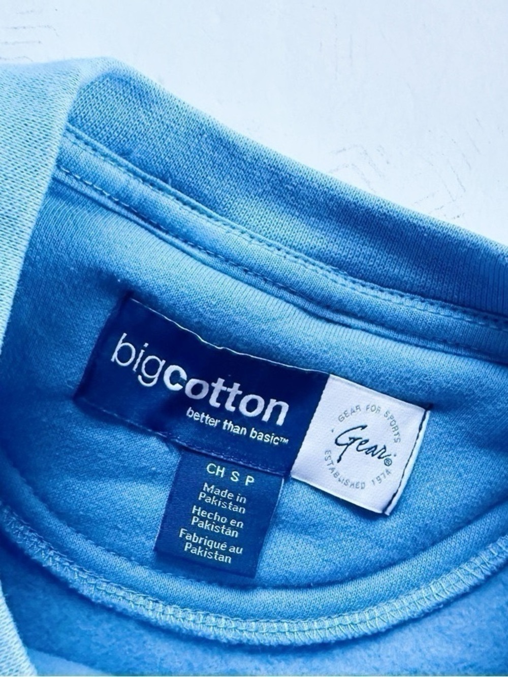 NEW Boutique Gear For Sports Cotton Sweatshirt Alaska Blue - Picture 5 of 7